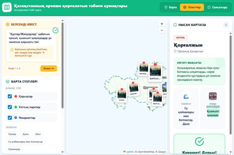 Ерекше қорғалатын табиғи аумақтардың түрлері